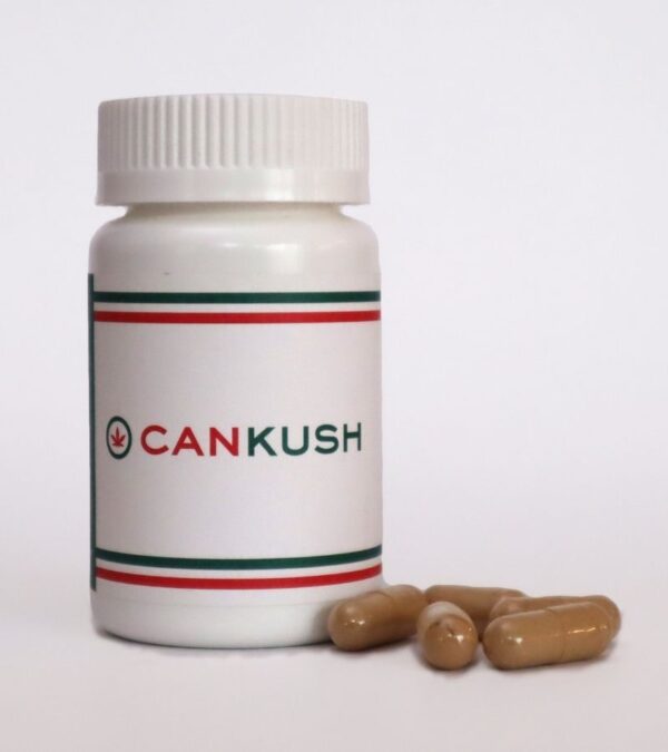 visualizes cankush psilocybin microdose packaging + capsules